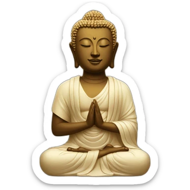 buddha statue doing TED speech sticker