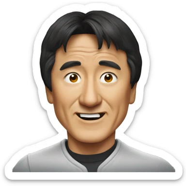jackie chan sticker