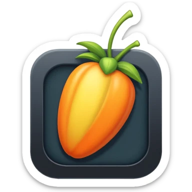 Сделай логотип Fl Studio светящийся sticker