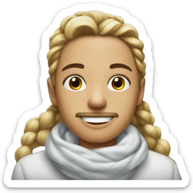 winterland with snow sticker