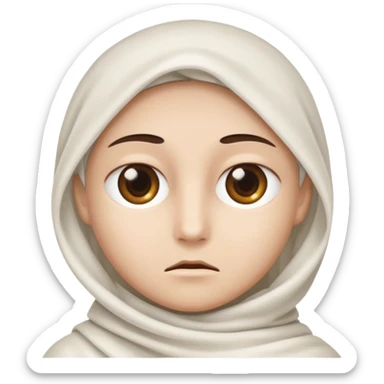 😐😐bu emojinin sadece gözleri gözüksün ve kapanan kısımlarıda beyaz renkte kapansin sticker