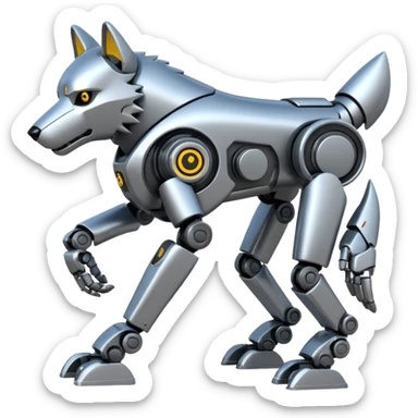 Gear Wolf full body  sticker