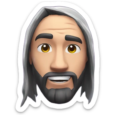 The streamer Ninja in Fortnite  sticker