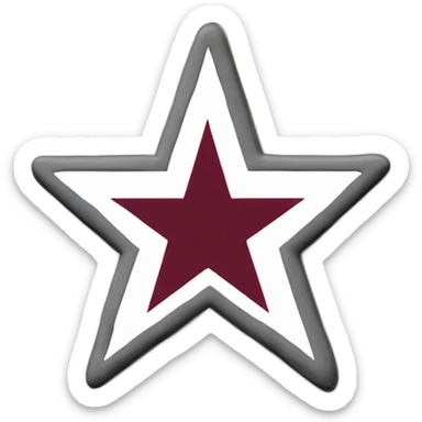 Texas A&M lone star logo sticker