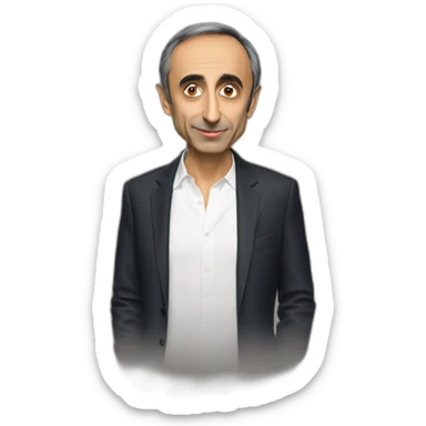 Eric Zemmour et un musulman sticker