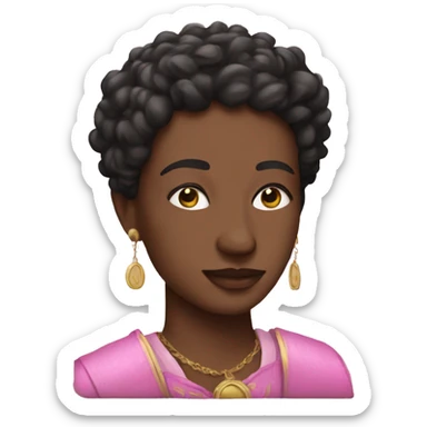 Pink Tarot cards sticker