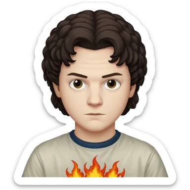 Dustin Henderson from Stranger Things S5 sticker
