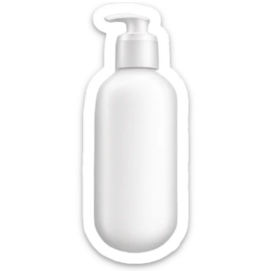 white moisturizer  sticker