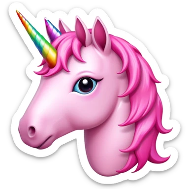 Unicornio rosa  sticker