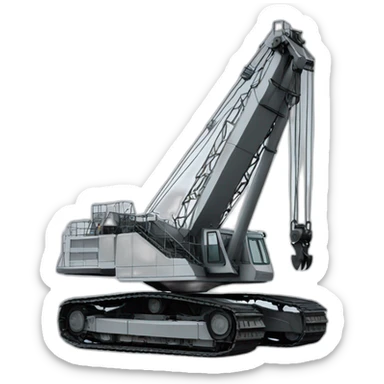 Crawler-crane sticker