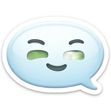 yes i message text bubble sticker