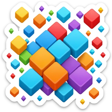 Block blast sticker