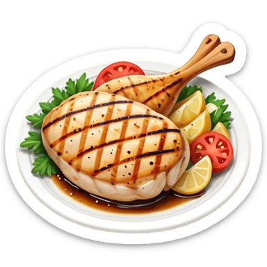 one Grilled Chicken breast sticker