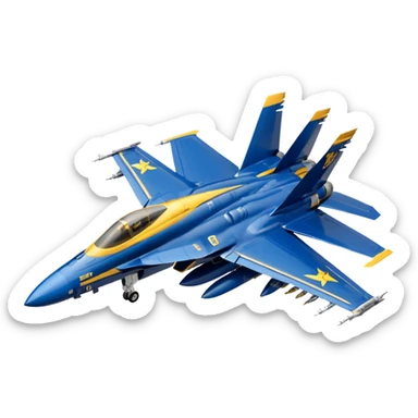 US Navy Blue Angels f/a-18 sticker