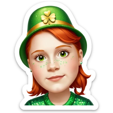 Sparkling Leprechaun sticker