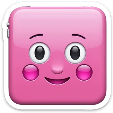 Pink ipad sticker
