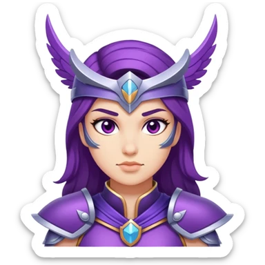 Purple Valkyrie sticker