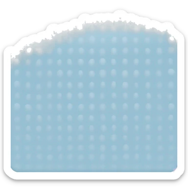 REPORTED , light blue rounded background. White and bold font, uppercase. sticker