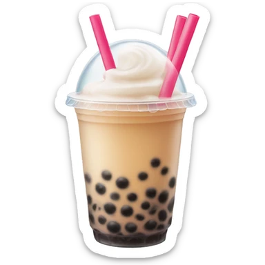 Bubble tea sticker