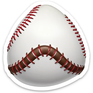 Hershey kiss baseball sticker