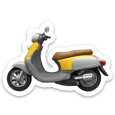 Scooter con sopra due amiche sticker