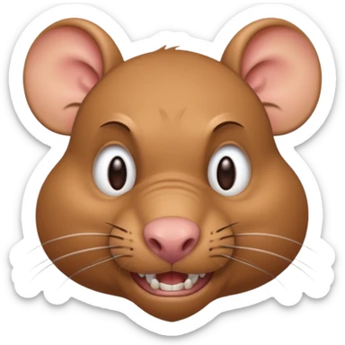 Rato fortão sticker