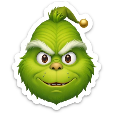 The grinch sticker