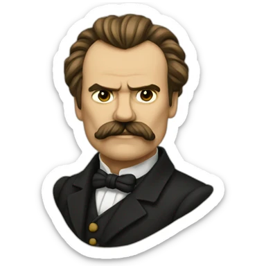 Nietzsche sticker