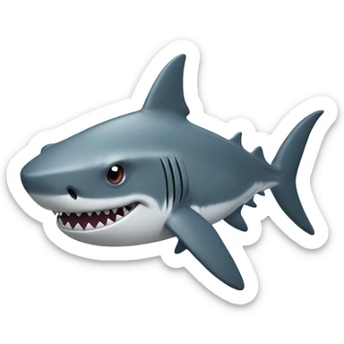 Shark with hammer head  sticker