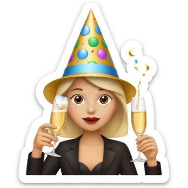 gen z party emoji  sticker