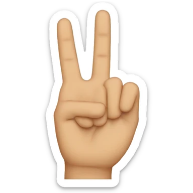 west side hand sign sticker