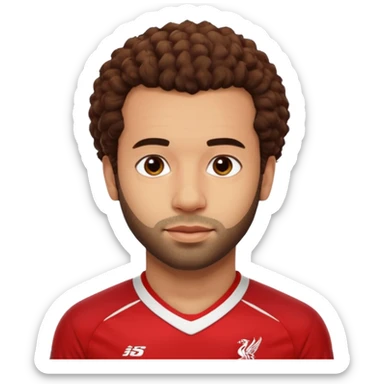 A Liverpool soccer player mo salah  sticker