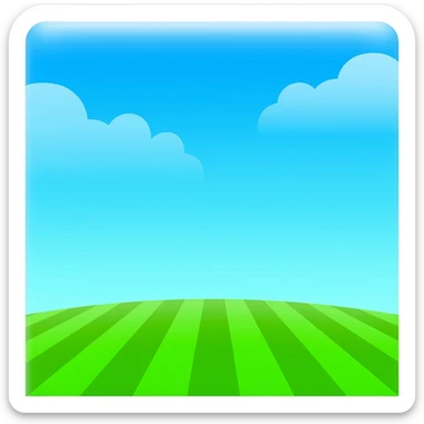 Soccer field sticker