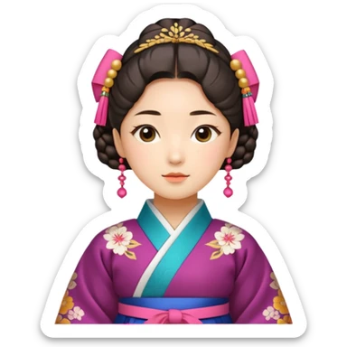 korean traditional sticker