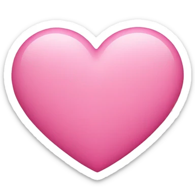 pink heart sticker