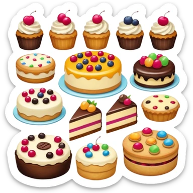 dessert menu sticker