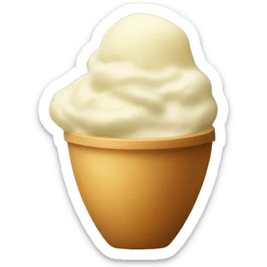 a scoop of mashed potatoe sticker