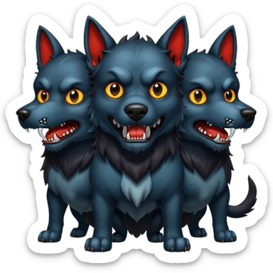 cerberus mythological creatures sticker