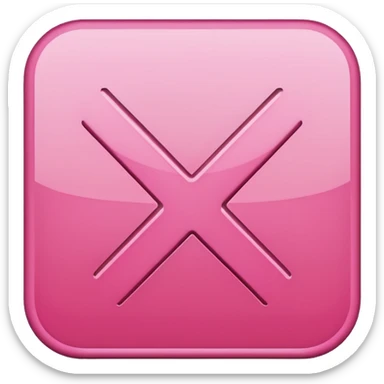square pink check mark sticker