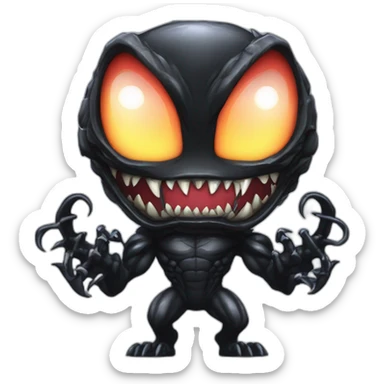 cool hacker monster venom with pcs sticker
