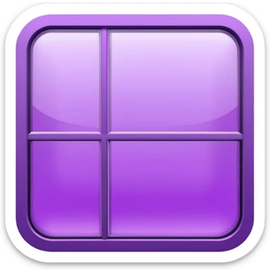 purple windows drive sticker