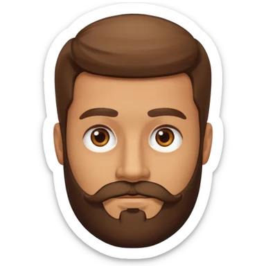 square royale beard sticker