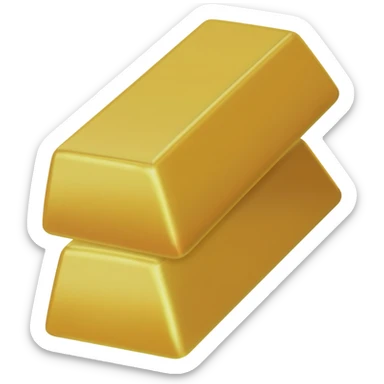 GOLD BARS sticker