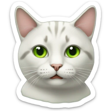 high on weed cat sticker