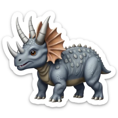 triceratops sticker