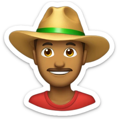 perrp con sombrero de navidad sticker