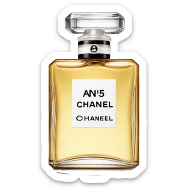 n.5 chanel perfume sticker