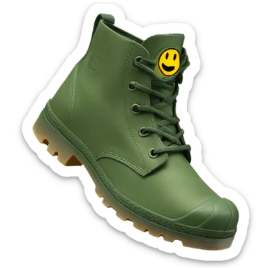 Original Palladium pampa Mens Low Boot Green sticker