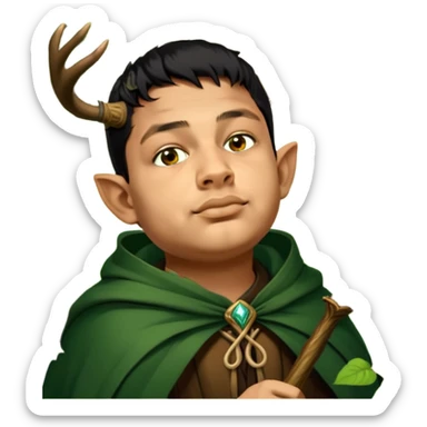 Forest Wizard sticker