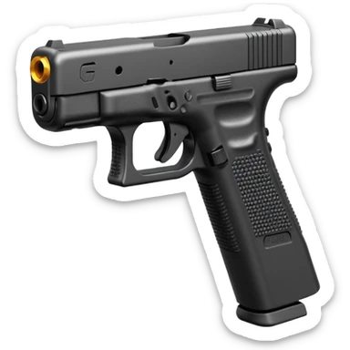 Glock 10mm handgun sticker